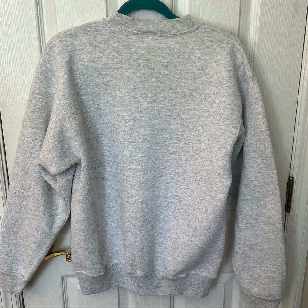 Vtg Oneita Berlin Wall Sweatshirt Sz M (38-40) Unisex Gray w colorful graphic - Picture 5 of 8